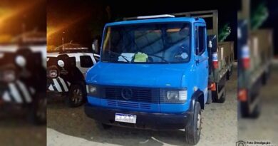 Caminhão de gás roubado em Sobral é recuperado pela Polícia Militar