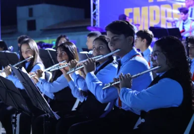 Orquestra Filarmônica Estrelas da Serra estreia no desfile de 7 de Setembro em Croatá