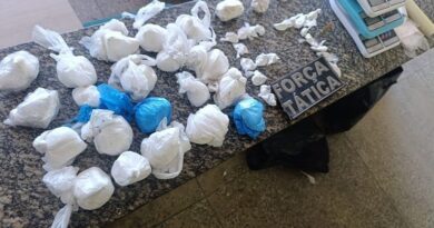 Polícia apreende drogas e materiais durante patrulhamento na zona rural de Viçosa do Ceará