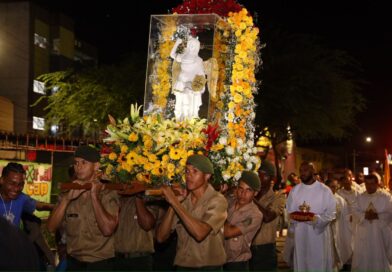 Imagem de São Miguel Arcanjo chega a Tianguá neste sábado, 8, em peregrinação conduzida pelo Instituto Hesed