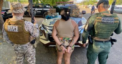 Mulher é detida por suspeita de tráfico de drogas e criação de pássaros silvestres em Crateús