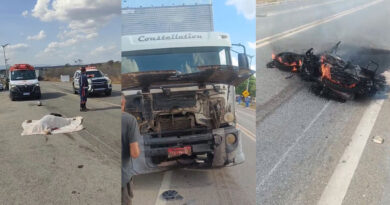 Homem morre em grave acidente na CE-187, em Charito em Ipueiras