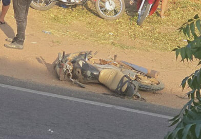 Motociclista fica em estado grave após colisão com caminhão na CE-187, em Ipu