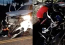Colisão entre carro e moto deixa vítima fatal na CE-257, em Hidrolândia
