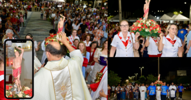 Procissão de abertura reúne fiéis e marca início da Festa de São Sebastião em Ipu