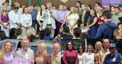 Ipu recebe viatura e kit da Patrulha Maria da Penha em entrega do Governo do Ceará