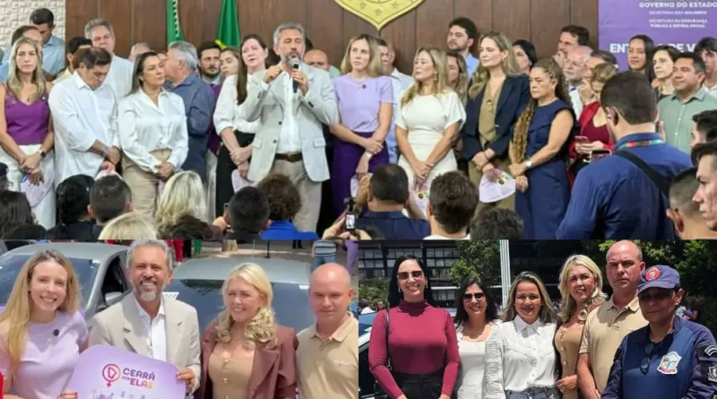 Ipu recebe viatura e kit da Patrulha Maria da Penha em entrega do Governo do Ceará