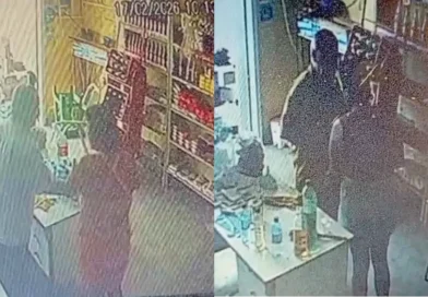Câmeras registram dois assaltos ao mesmo mercadinho no Centro de Ipu em uma semana