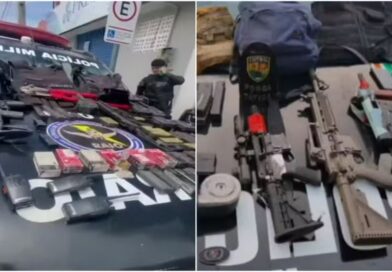 Polícia apreende arsenal, prende 8 e mata um criminoso durante confronto em Sobral