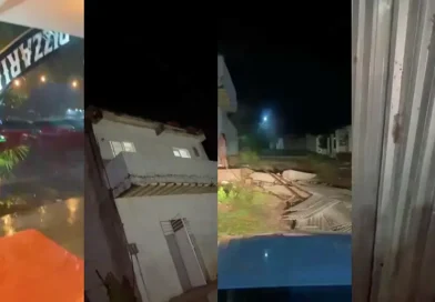 Chuva e ventania provocam queda de árvores e danos em imóveis em Ipu