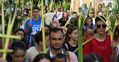 Católicos de Ipu participam do Domingo de Ramos e abrem celebrações da Semana Santa