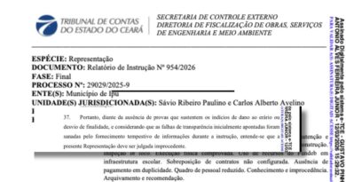 TCE julga improcedente pedido de investigação sobre obras em escolas de Ipu