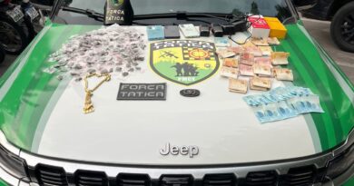 PMCE apreende entorpecentes e mais de R$ 2 mil e prende suspeito em Sobral