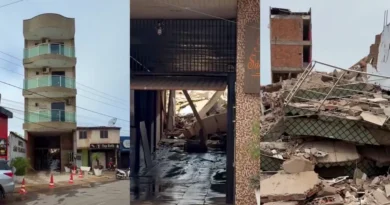 Parte de hotel desaba após forte chuva em Tianguá; uma morte é confirmada