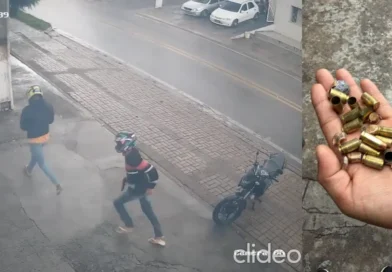 Imagens de segurança mostram momento de homicídio no Alto dos 14, em Ipu