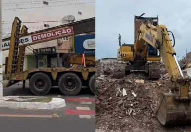 Hotel que desabou e matou hóspede em Tianguá começa a ser demolido