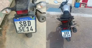 Motocicleta tomada de assalto na cidade de Ipueiras