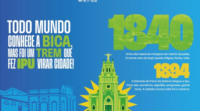 Prefeitura lança identidade visual oficial dos 186 anos de Ipu
