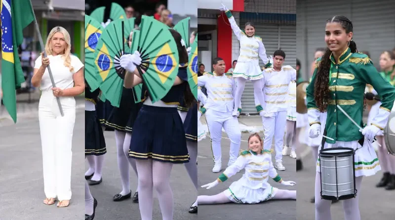 Escolas participam de desfile cívico em comemoração à Independência do Brasil em Ipu