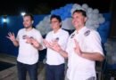 Adriano Melo recebe Moses Rodrigues e Moses Filho em encontro político no centro de Ipu