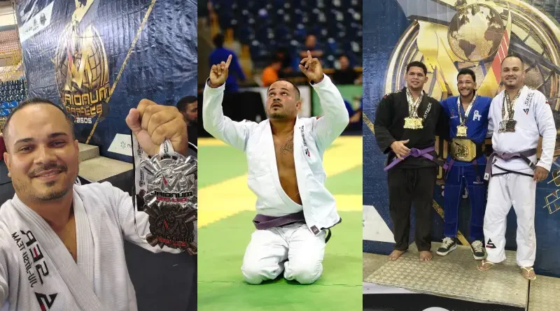 Atleta ipuense Edgar do Vale é vice-campeão mundial de jiu-jitsu em Fortaleza